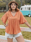 Plus Size Tangerine Top