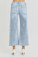 RISEN High Rise Seamed Detail Wide Leg Crop Jeans