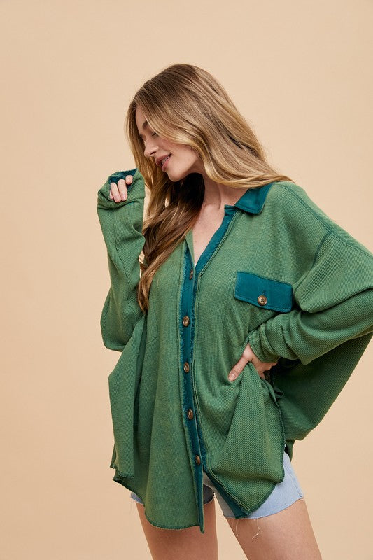 Boxwood Cove Top - Green