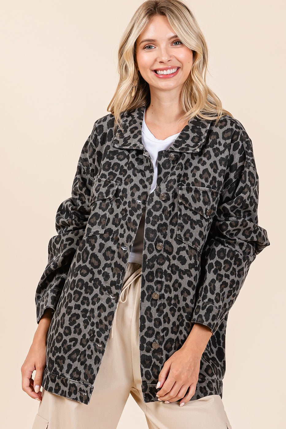 Lorraine Leopard Jacket