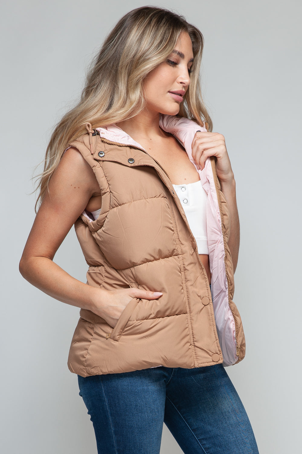 Brentley Vest - Camel