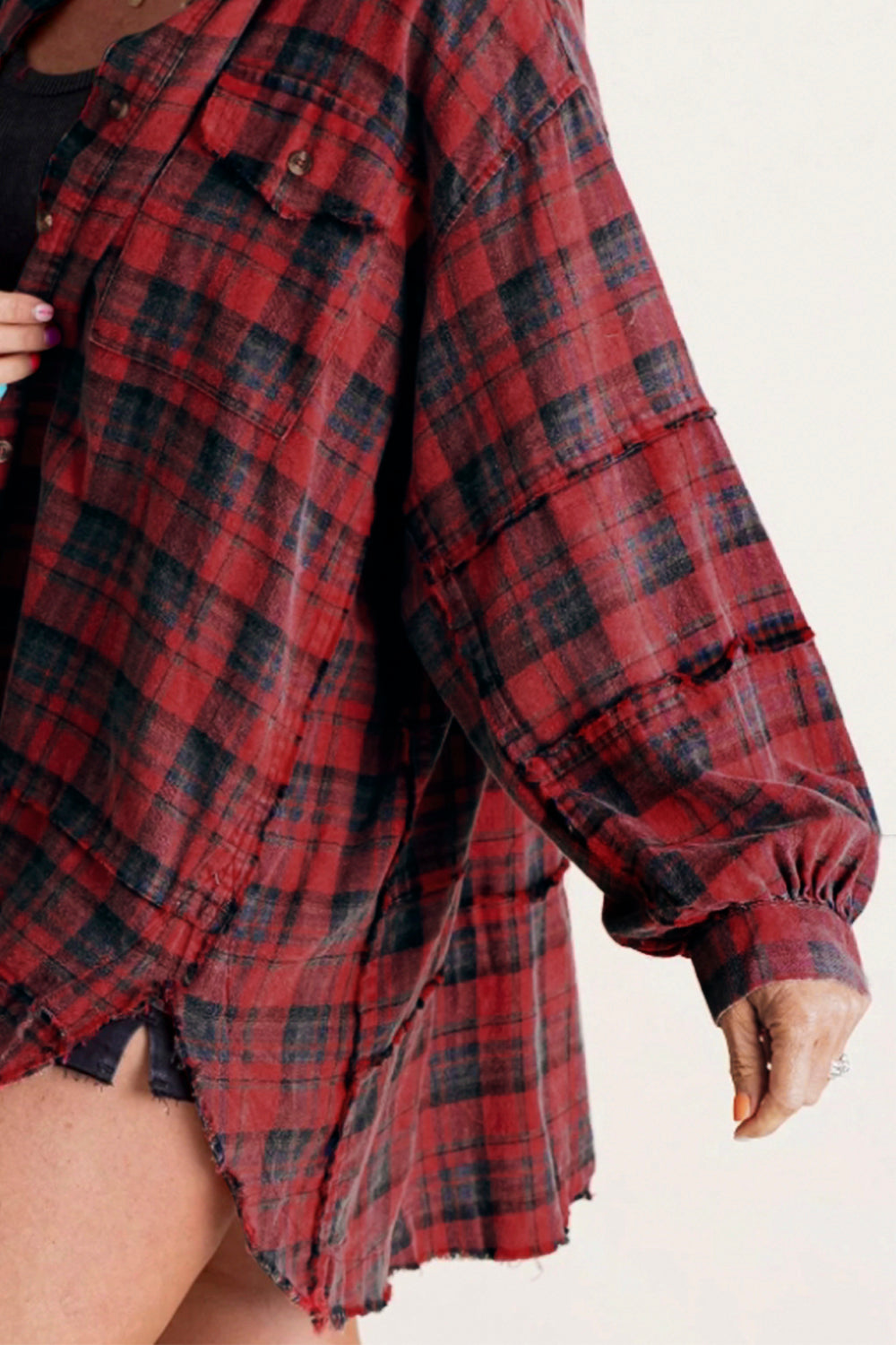 Newman Plaid Top