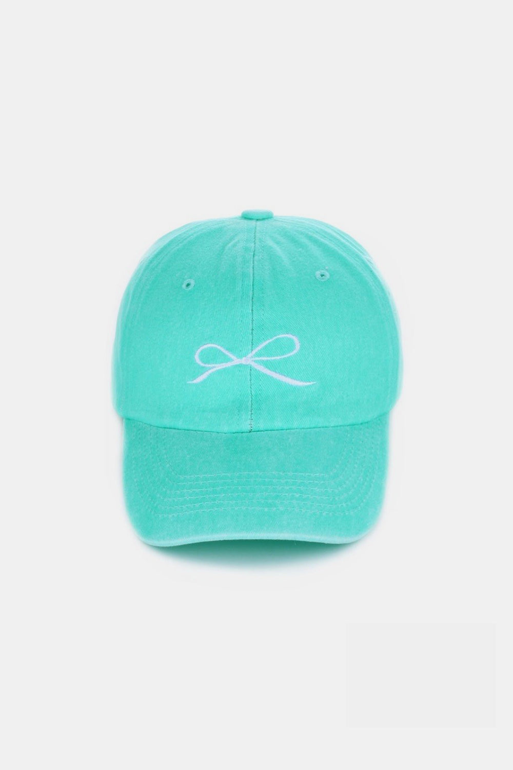 Zenana Bow Embroidered Baseball Cap