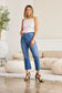 RFM Cropped Tummy Control High Waist Jeans - Medium Wash