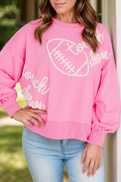 Pink Touch Down Sweatshirt