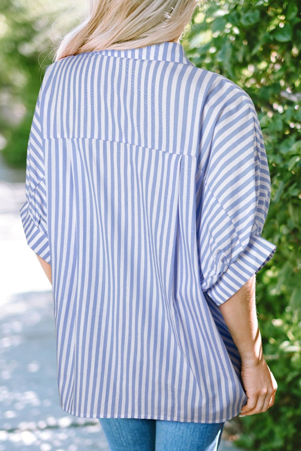 Forever Blue Stripes Top