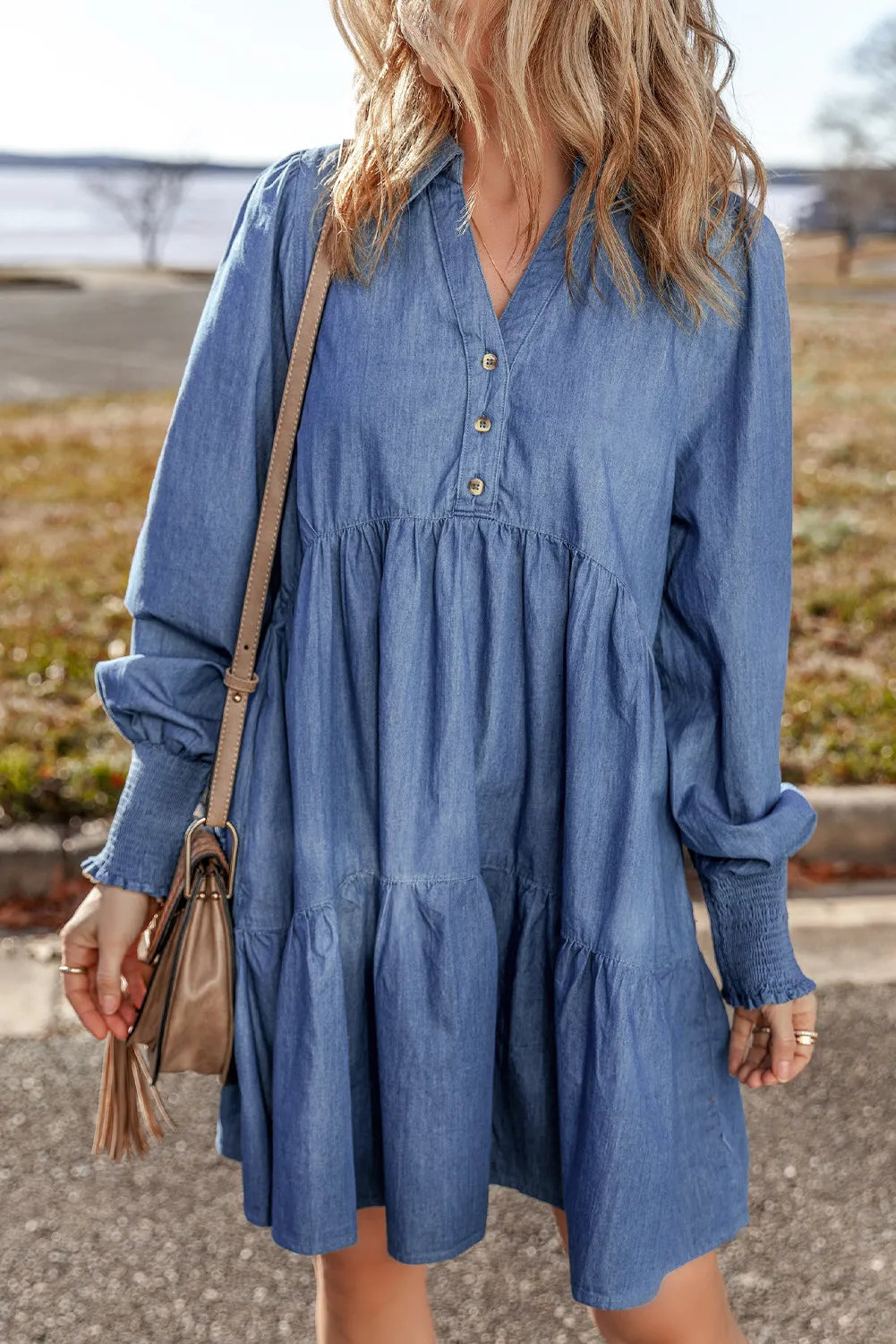 Larsa Denim Dress