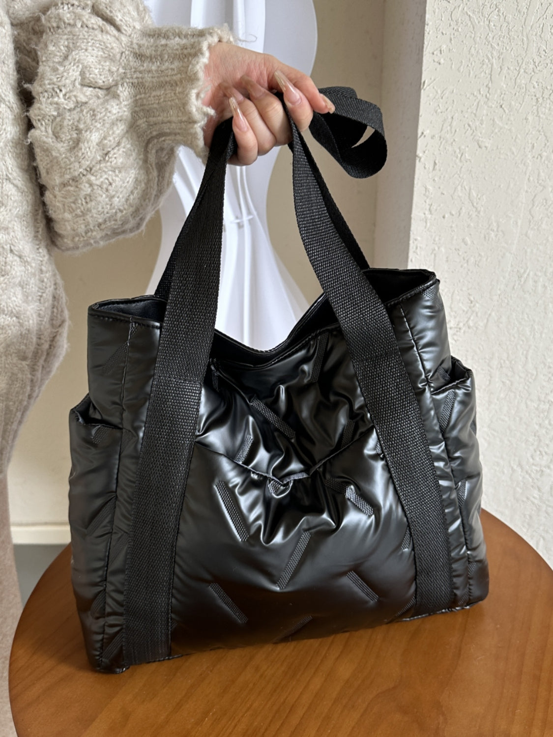 Metallic Tote Bag