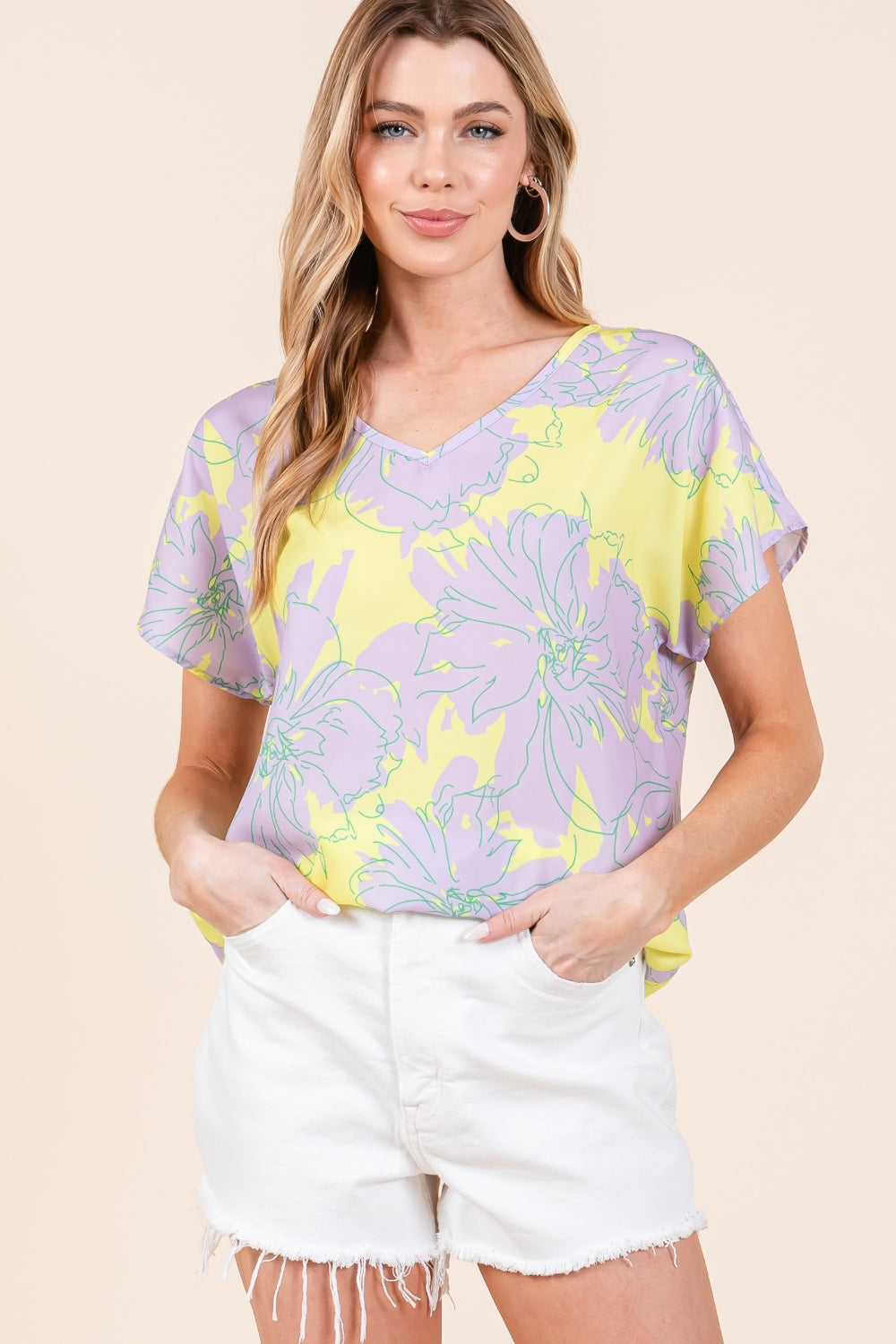 Beach Blossoms Top