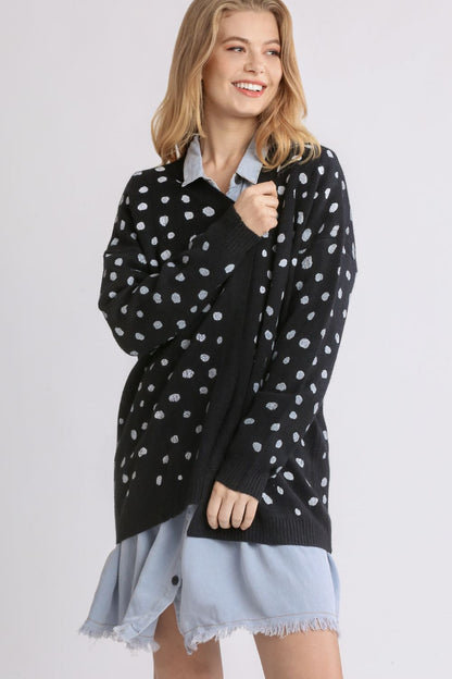 Umgee Polka Dot Cardigan