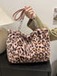 Faux Fur Leopard Purse