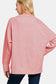 Zenana Scuba Sweatshirt - Light Rose