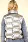 Silver Metallic Vest