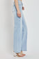 RISEN Wide Leg V Dipped Front Waist Jeans