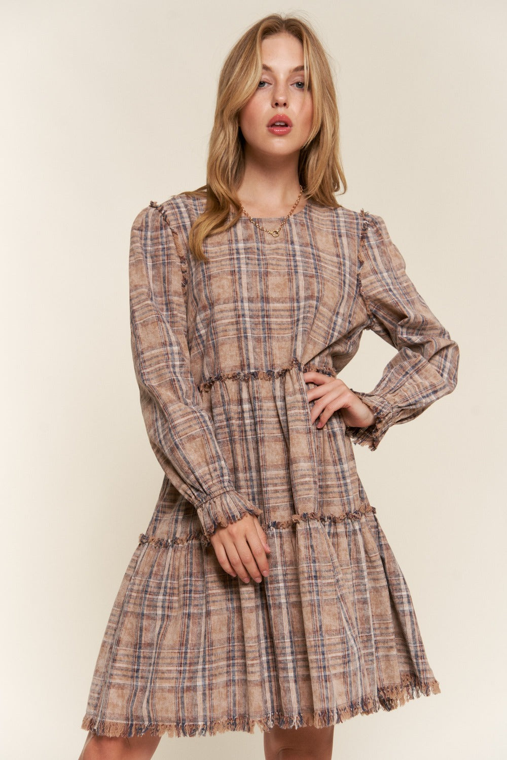 Ruth Plaid Dress