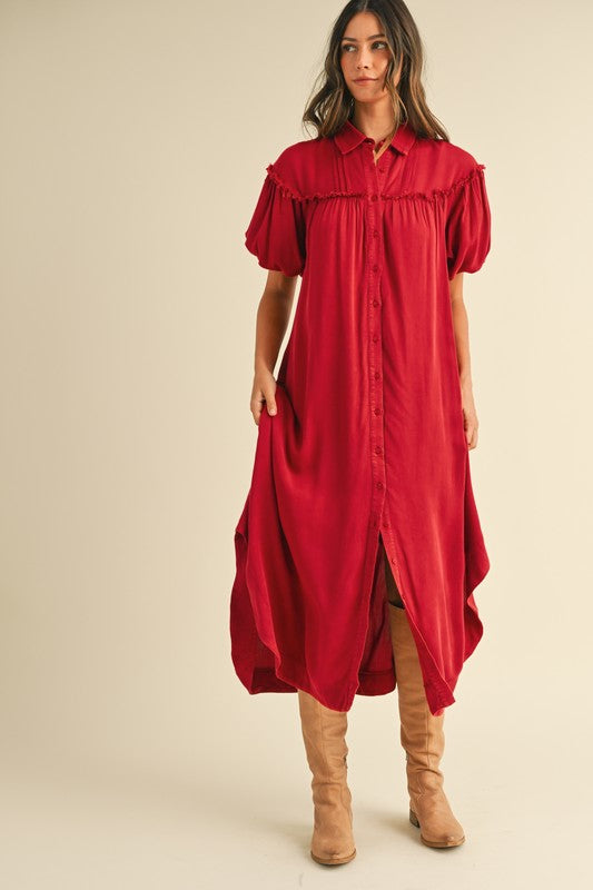 Harriet Dress - Red