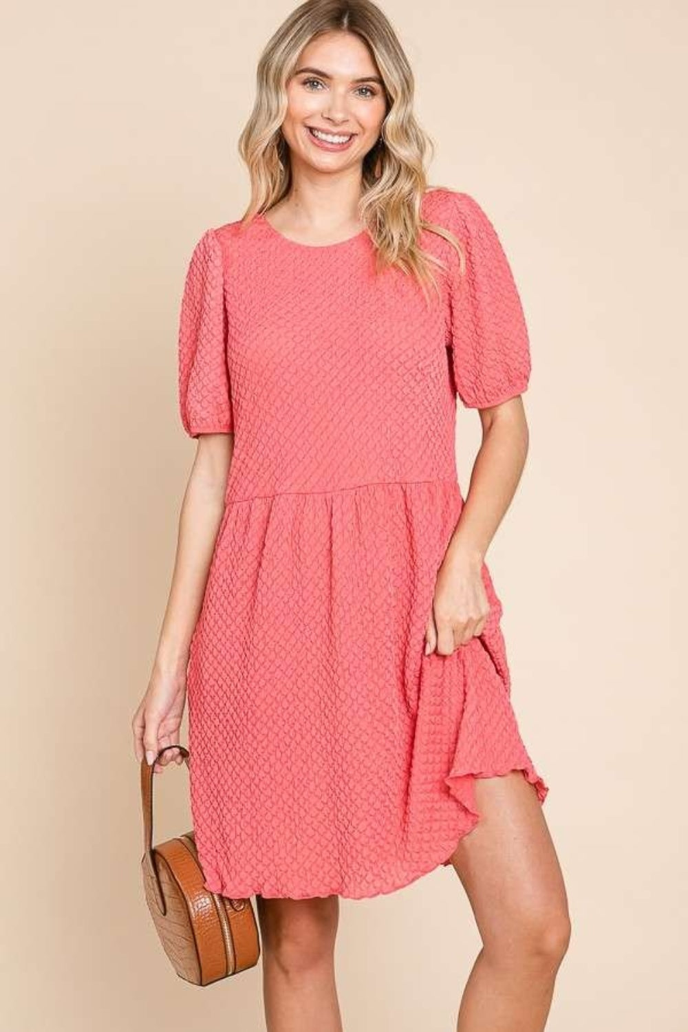 Betty Dress - Coral