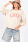 Love Sweatshirt - Ivory