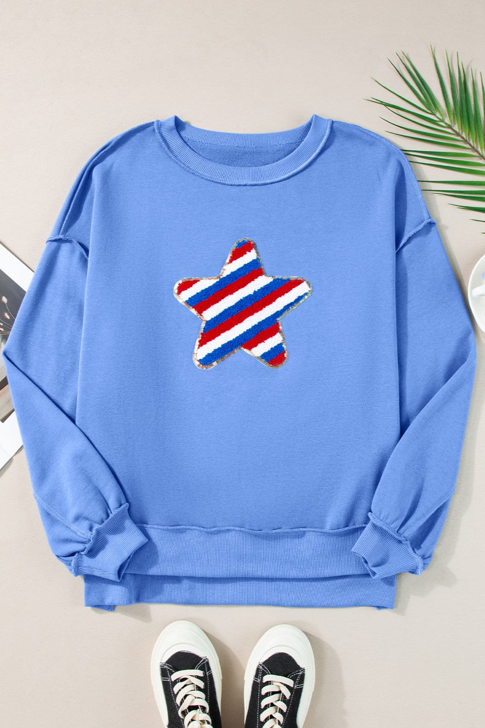 Striped Star Sweatshirt