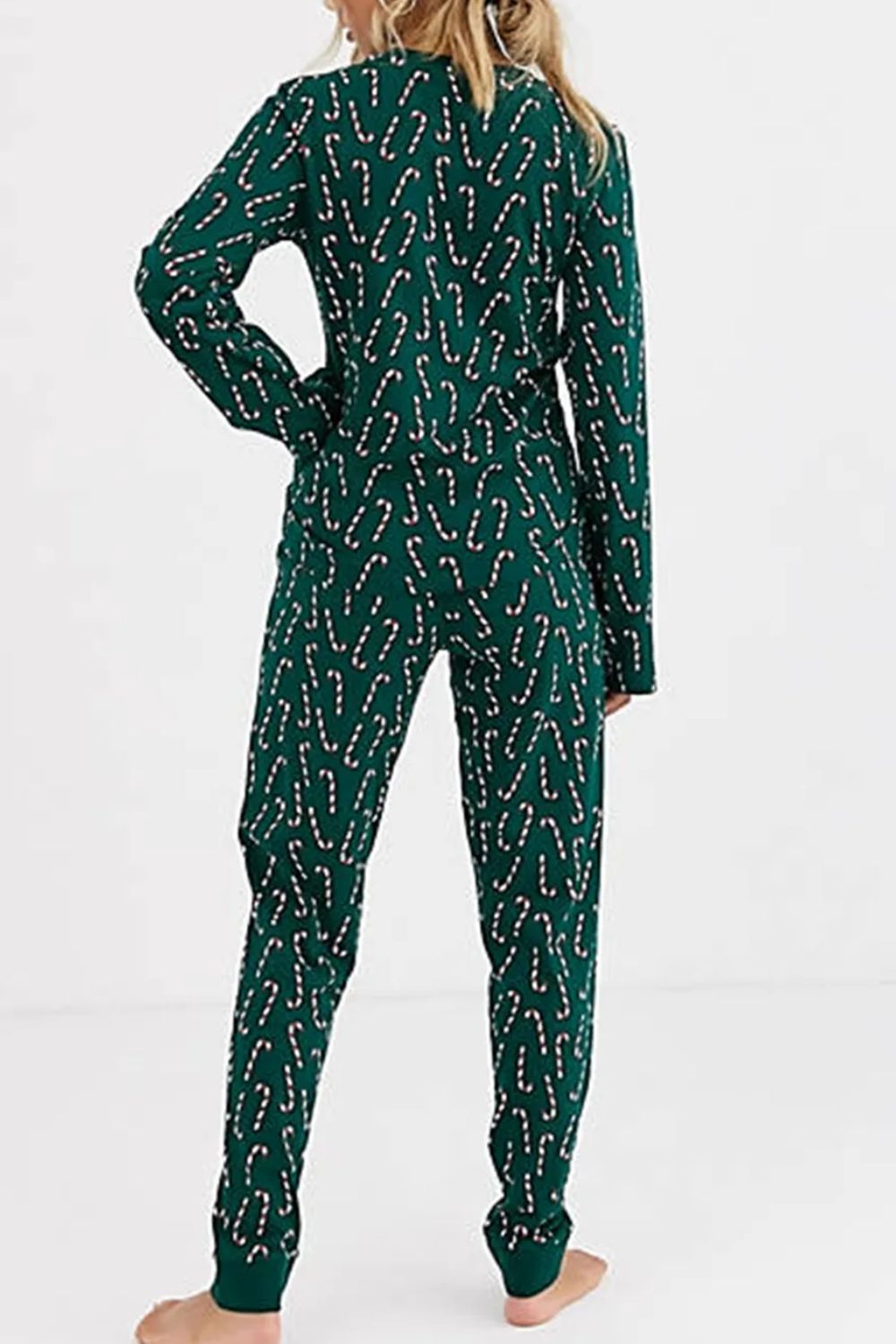 Green Candy Cane Pajamas