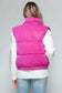 Get Puffy With It Vest - Hot Pink