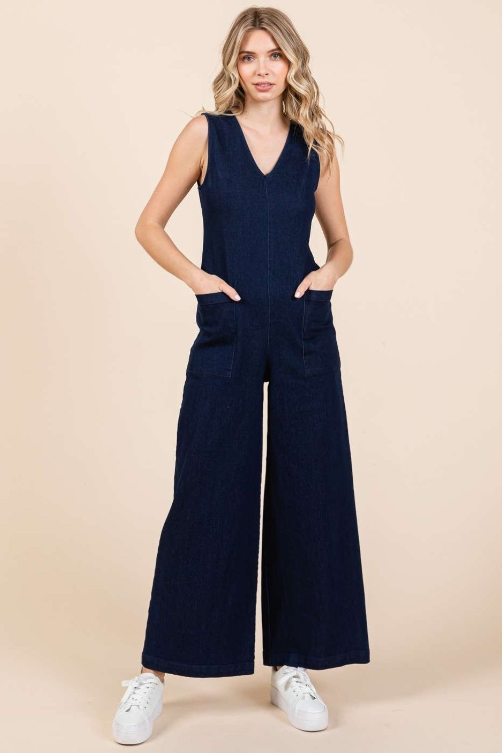 Wade Cove Denim Jumpsuit