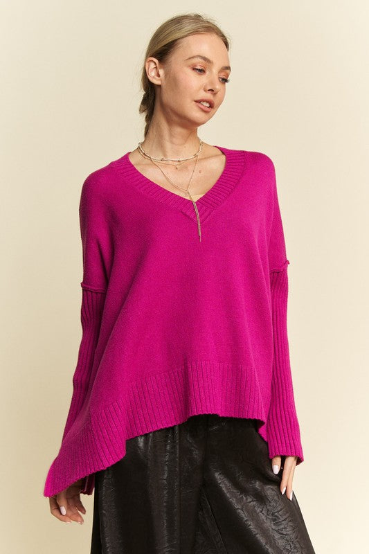 Mathis Sweater - Cerise