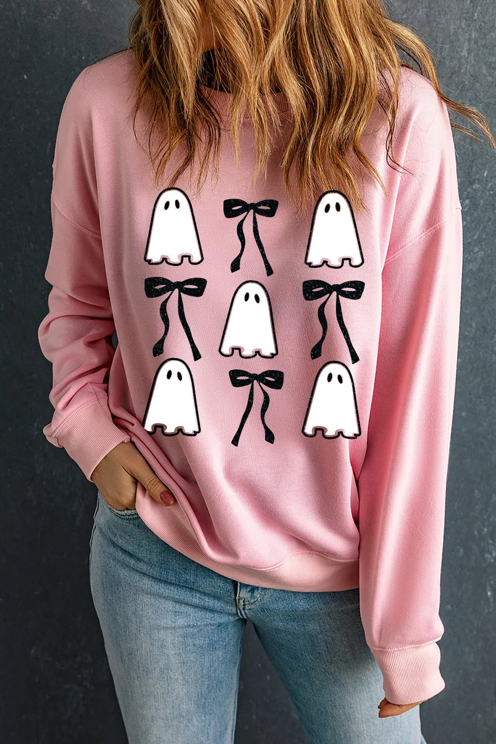 Pink Ghost Sweatshirt