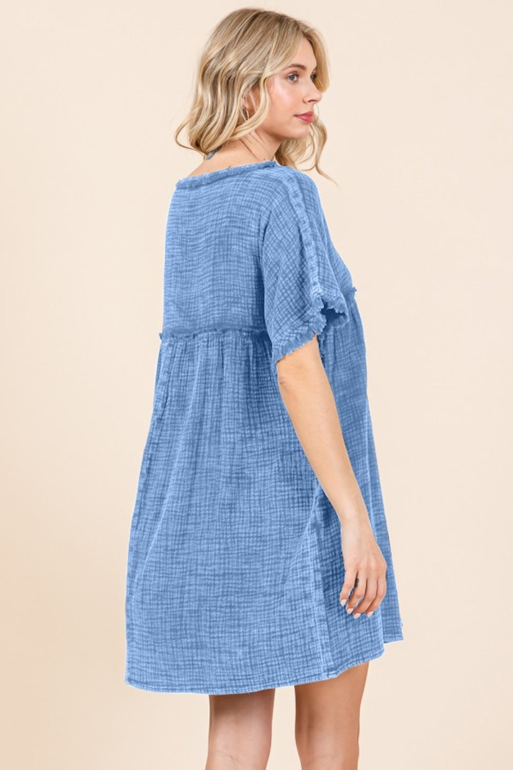 Crestvale Dress - Dusty Blue