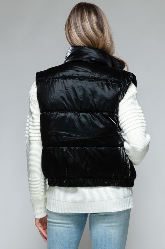 Get Puffy With It Vest - Black