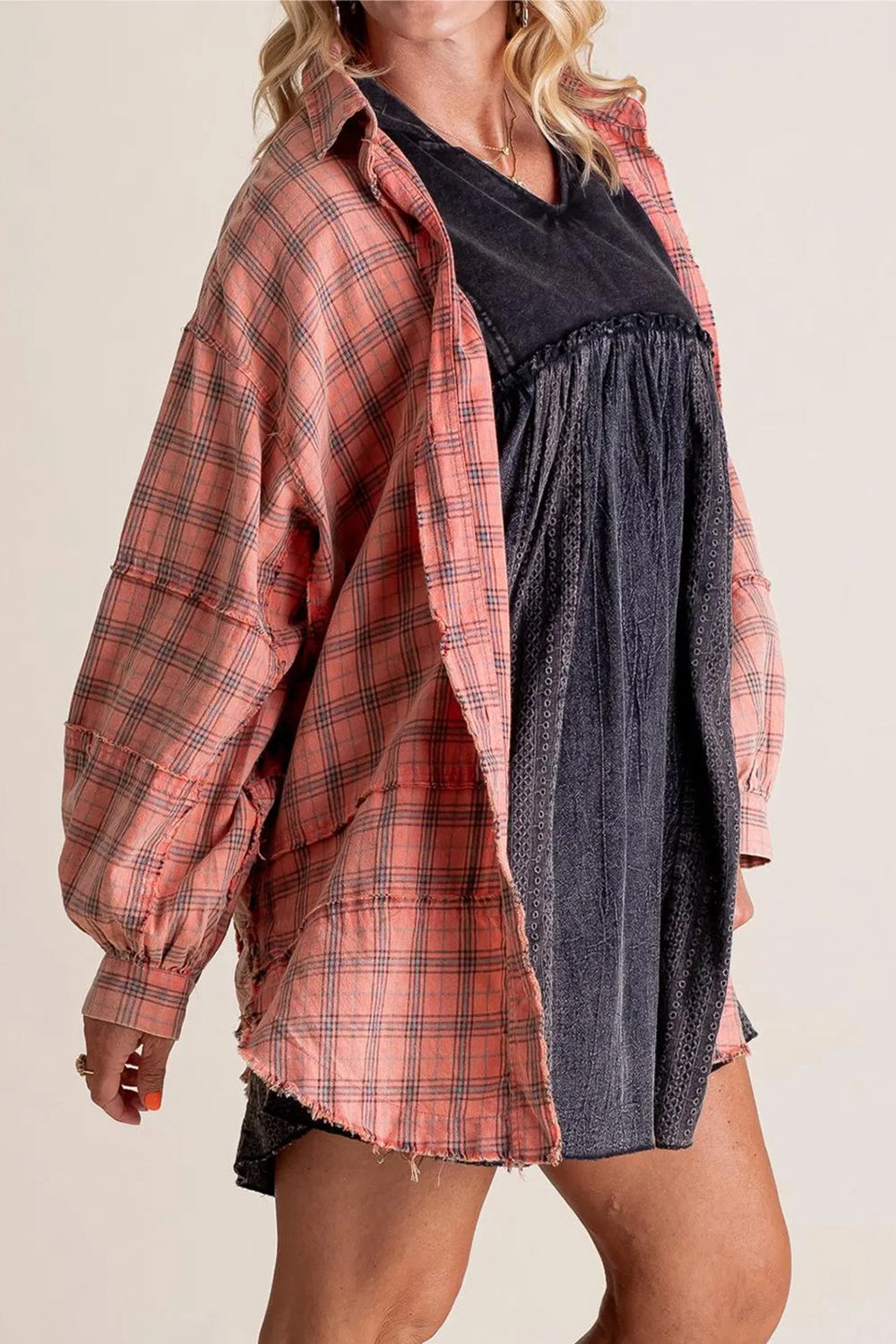 Newman Plaid Top