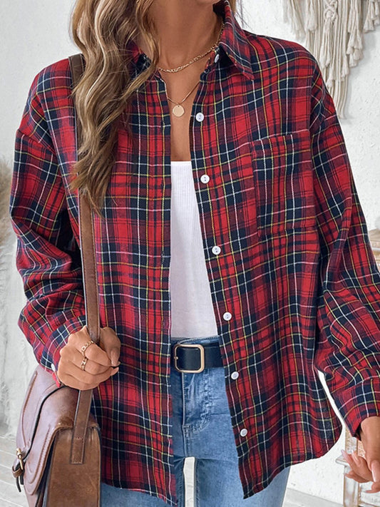 Kollins Plaid Top