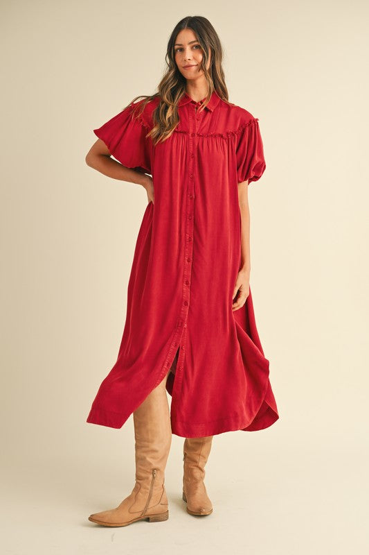 Harriet Dress - Red