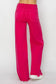 RISEN High Rise Wide Leg Jeans - Fushsia