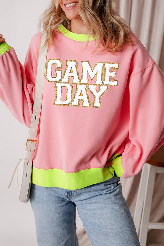 Pink GAME DAY Sweatshirt