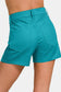 Zenana Light Teal Denim Shorts