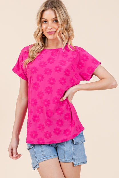 Luann Top - Fuchsia