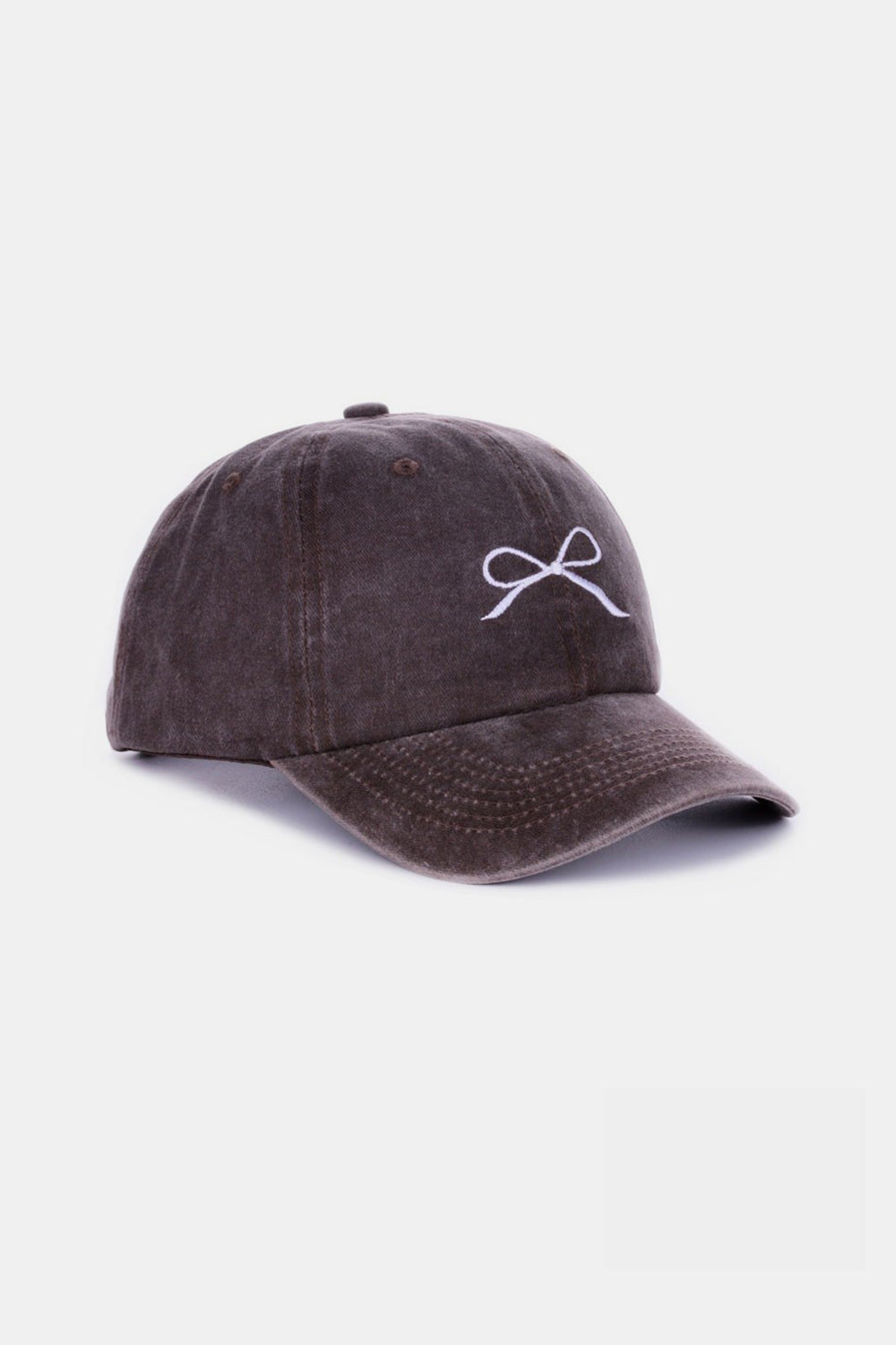 Zenana Bow Embroidered Baseball Cap