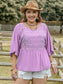 Plus Size Lovely Lavender Top