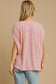 Umgee Batwing Sleeve Top - Dusty Pink