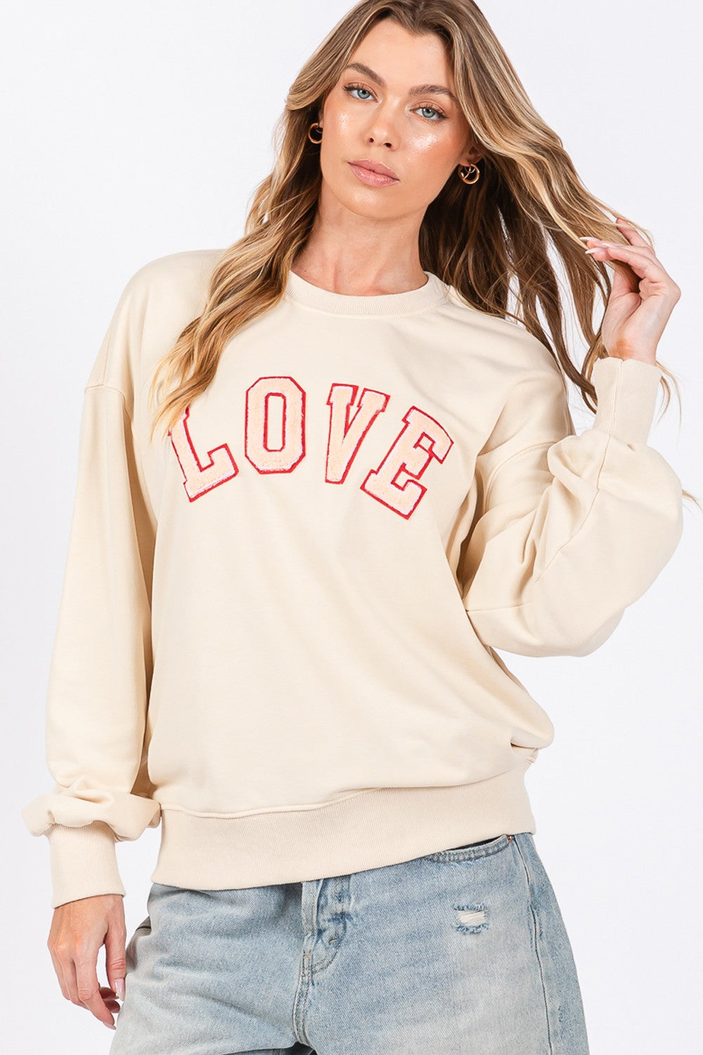 Love Sweatshirt - Ivory