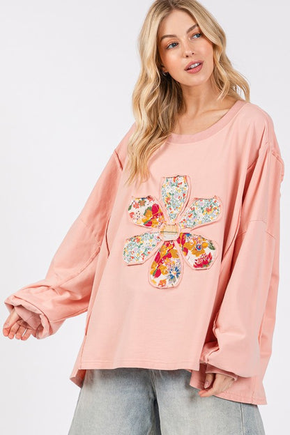 Flower Patch Top - Watermelon