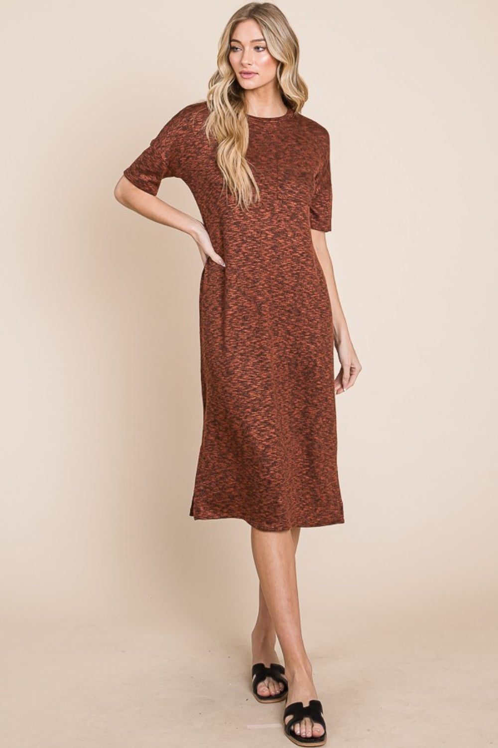 Norway Dress - Rust