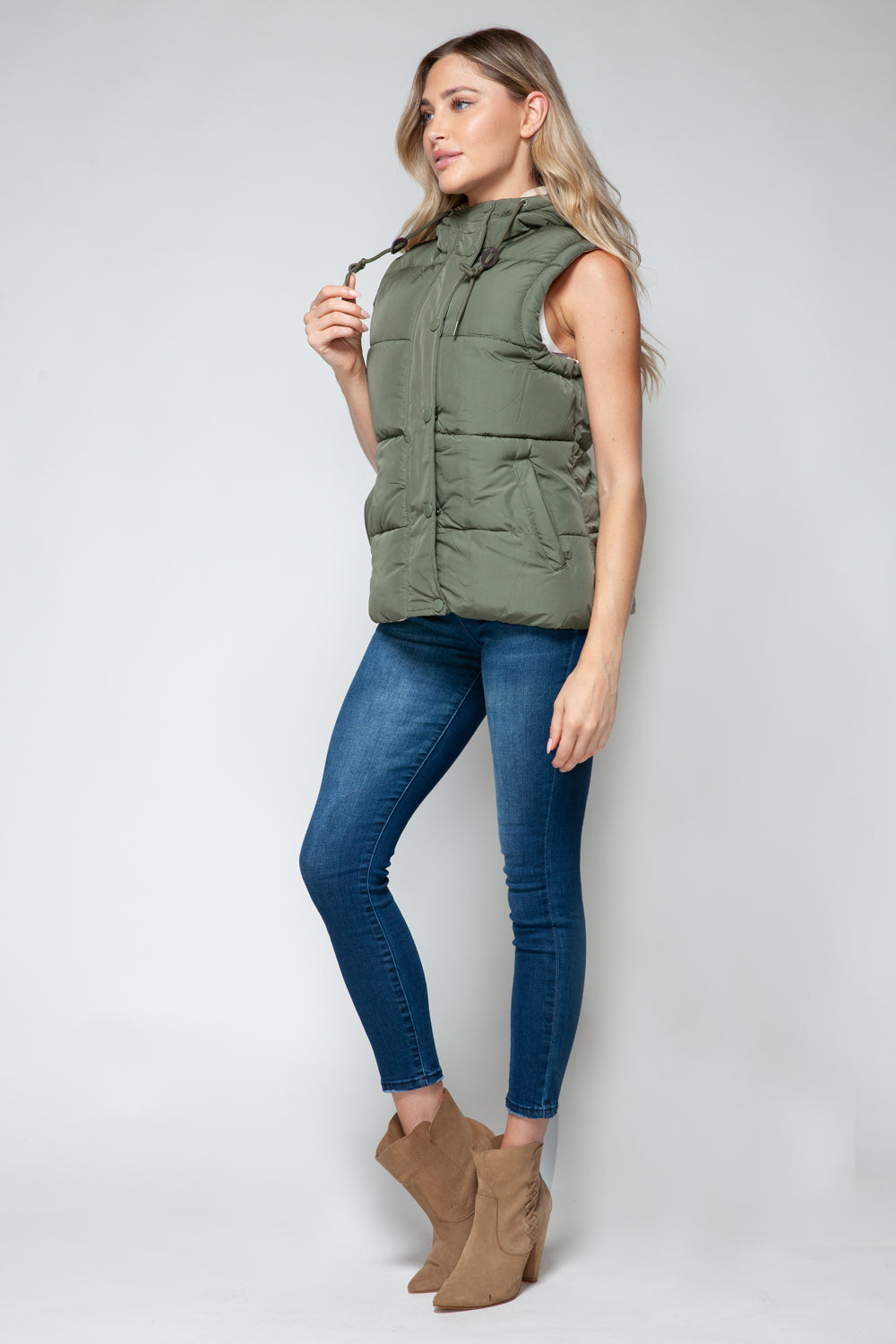 Brentley Vest - Olive