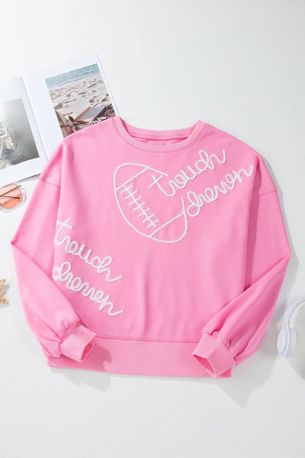 Pink Touch Down Sweatshirt