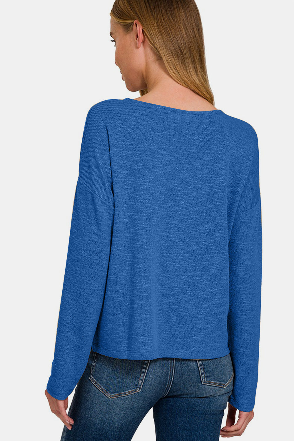 Zenana Classic Blue Top