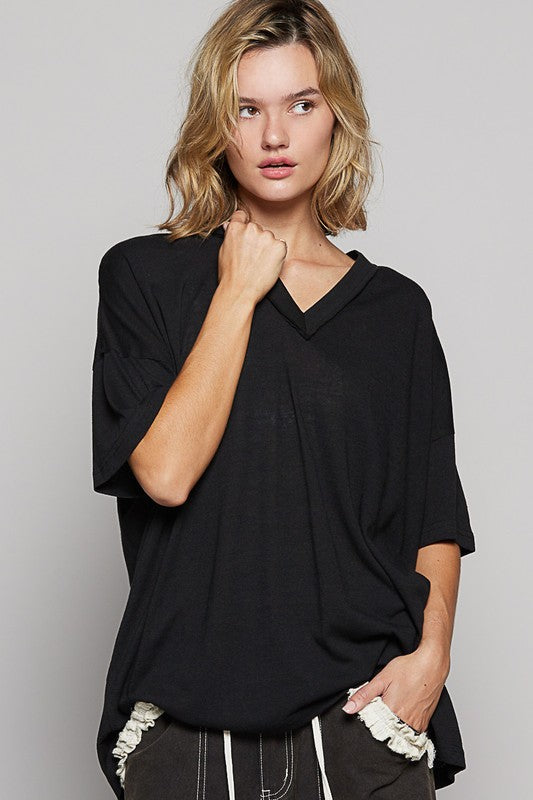 Time To Travel Top - Black