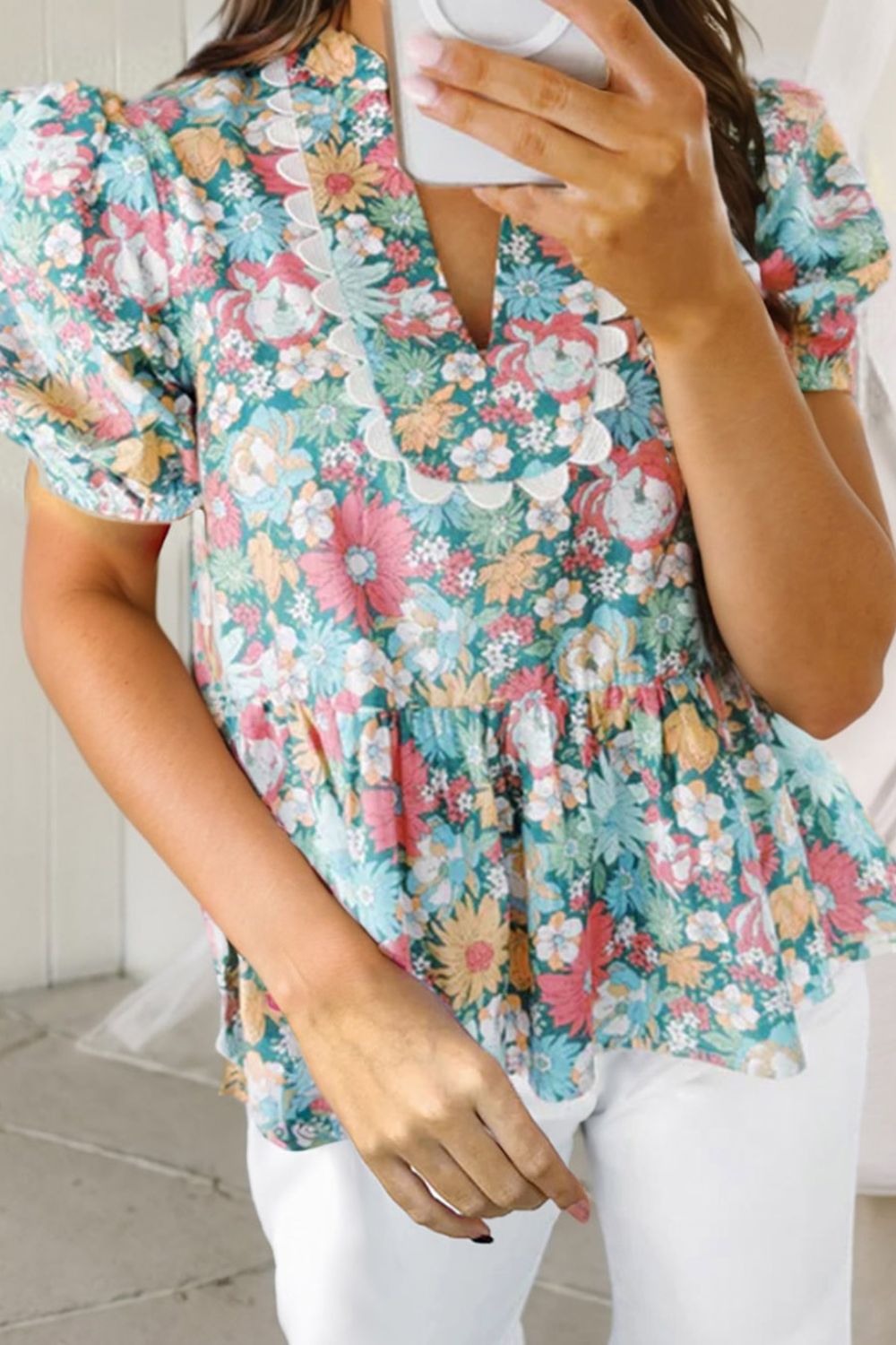 Fancy Floral Top