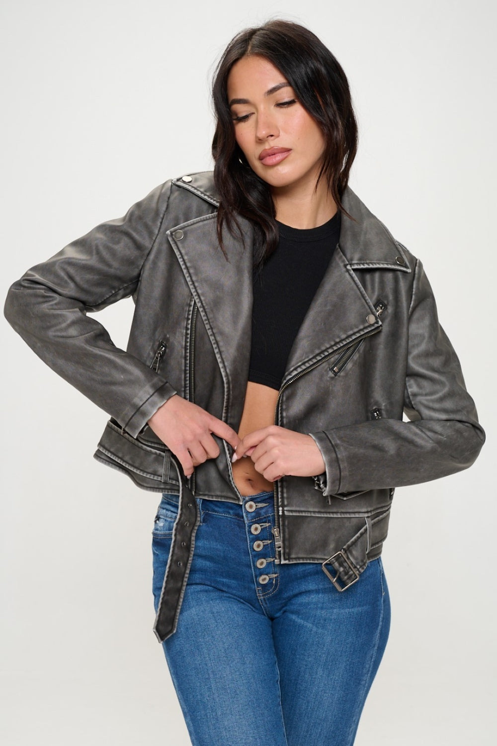 Biker Jacket - Black