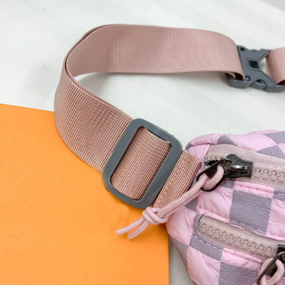 Checkered Belt Bag